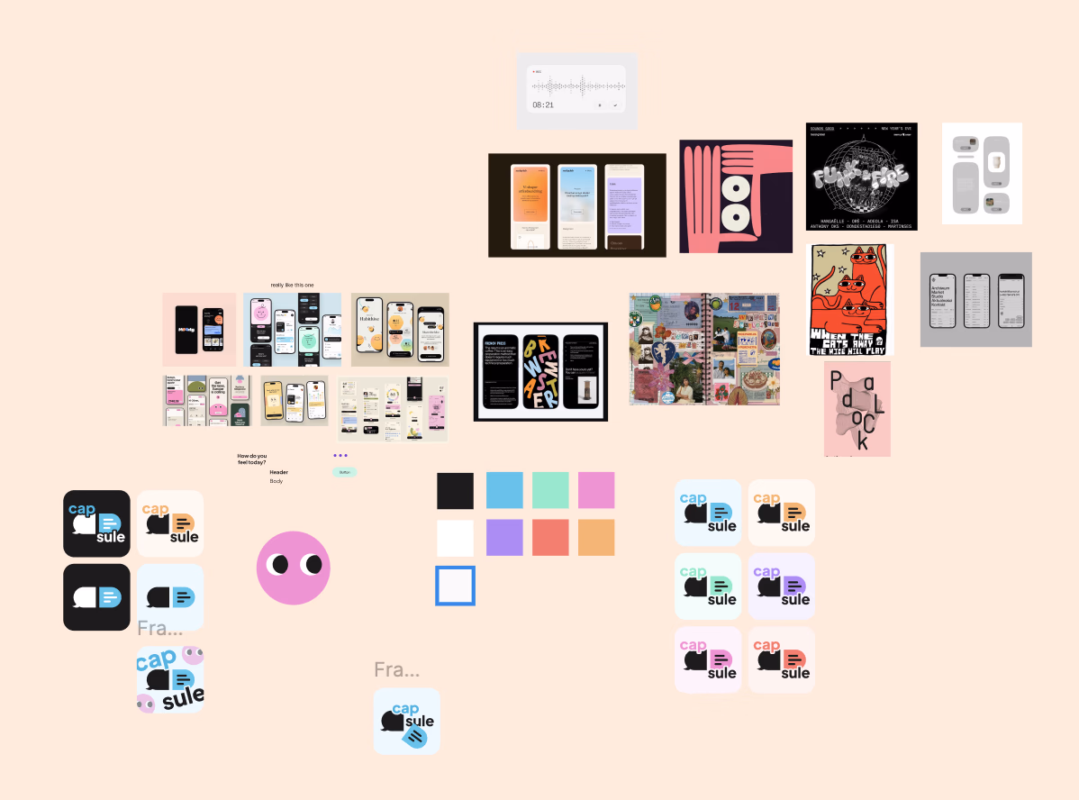 Capsule branding and visual design