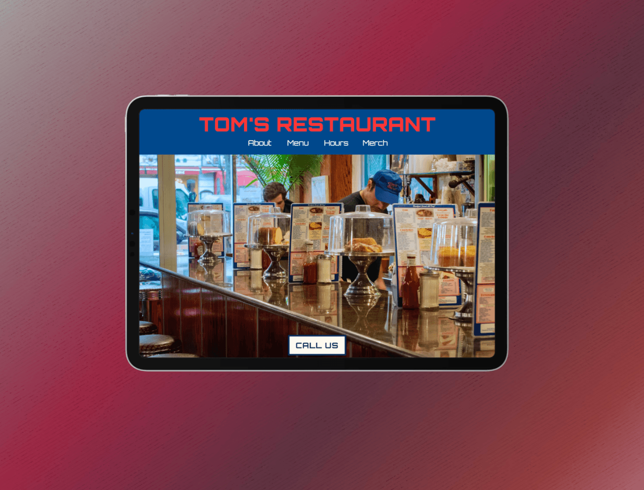 Tom's Restaurant Website